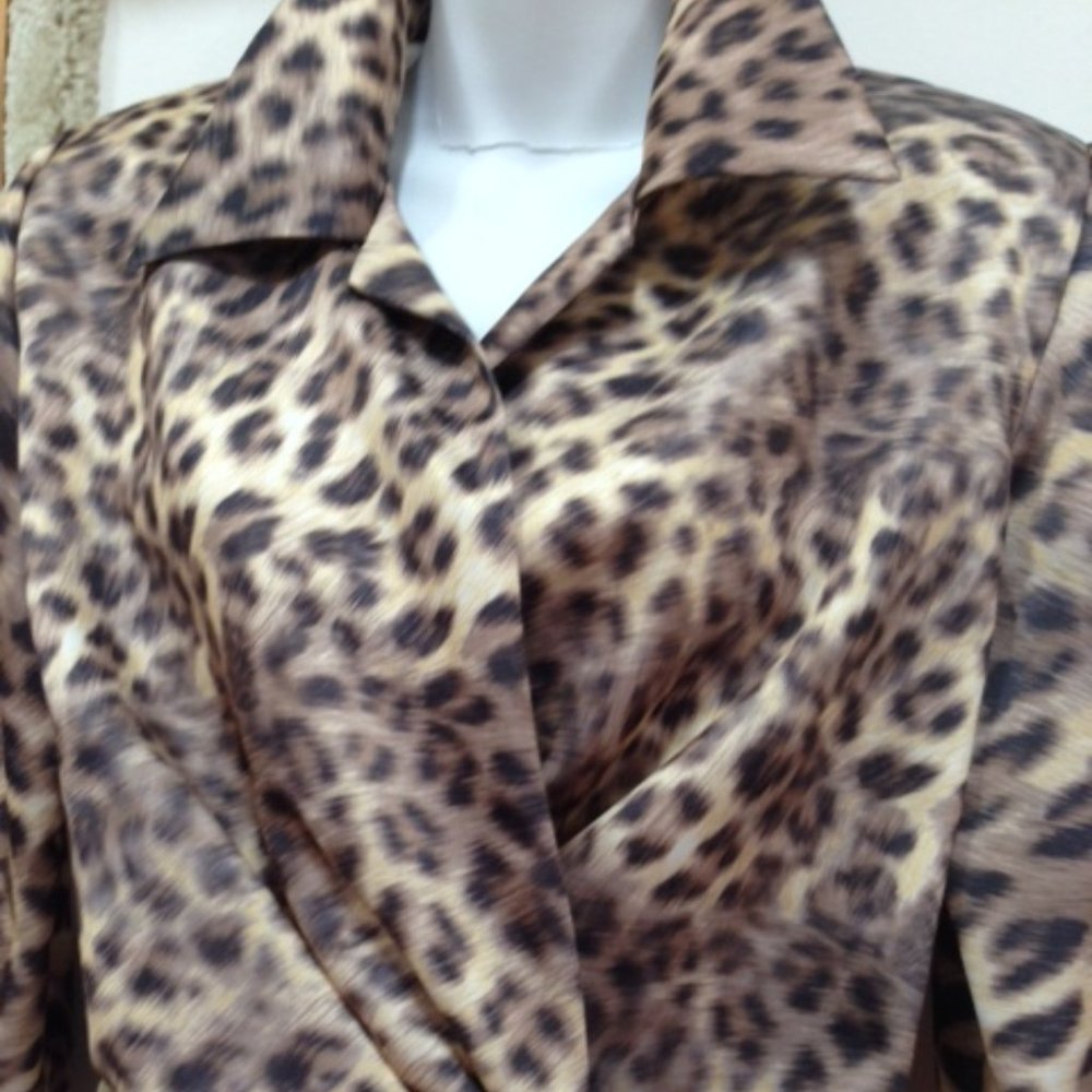 PATRA Jacket Size 10, Animal Print - Picture 4 of 8